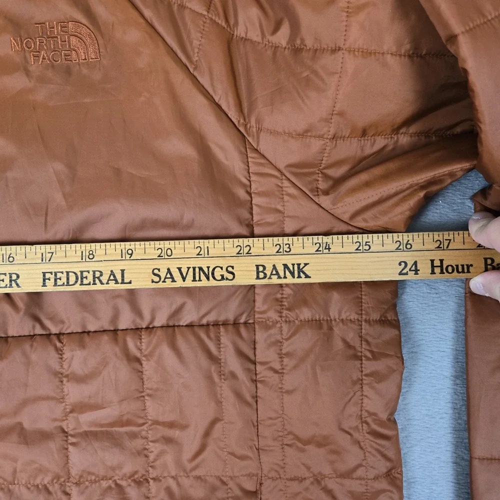 The North Face Circaloft Jacket Mens XL Brown Full Zip Insulated Puffer NF0A84HK